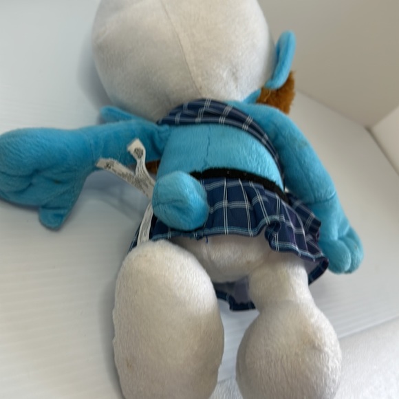 The SMURFS MOVIE GUTSY Smurf Irish Scottish Blue Plush Kilt 17 inches - Picture 11 of 11